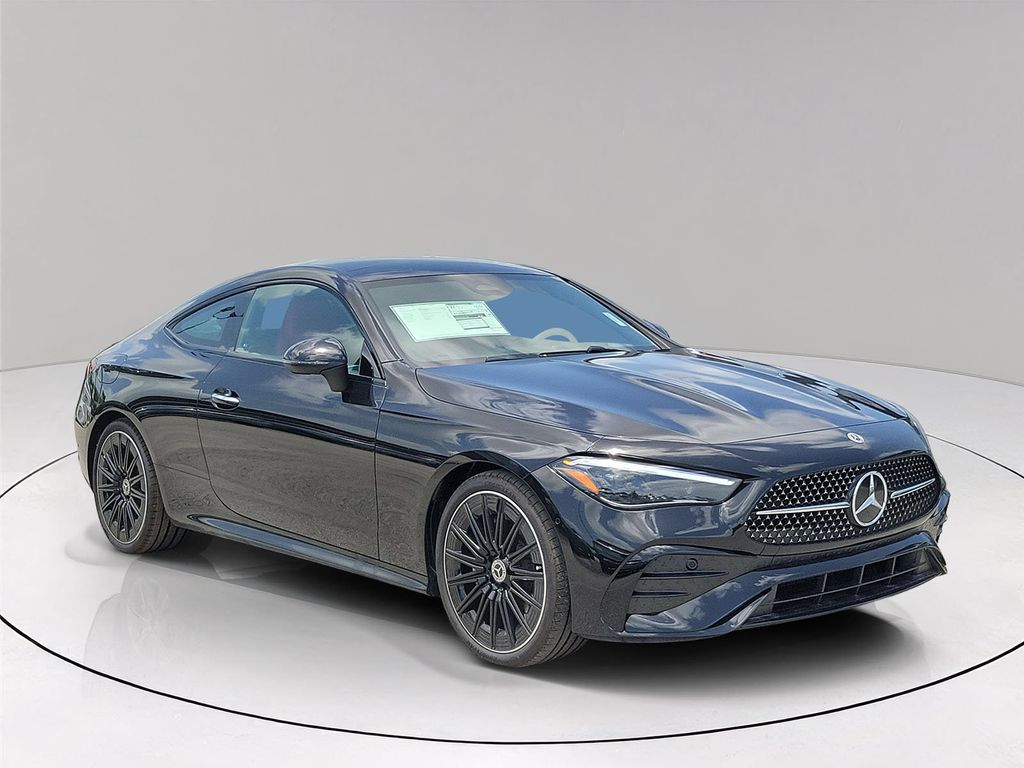 Obsidian Black Metallic 2026 Mercedes-Benz CLE Coupe All-Wheel Drive 9-Speed Automatic