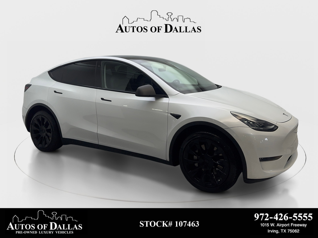 Pearl White Multi-Coat 2023 Tesla Model Y SUV / Crossover All-Wheel Drive 1-Speed Automatic