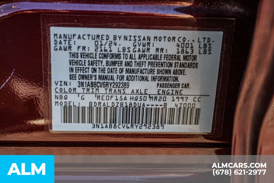 Used 2024 Red Nissan SV image 54