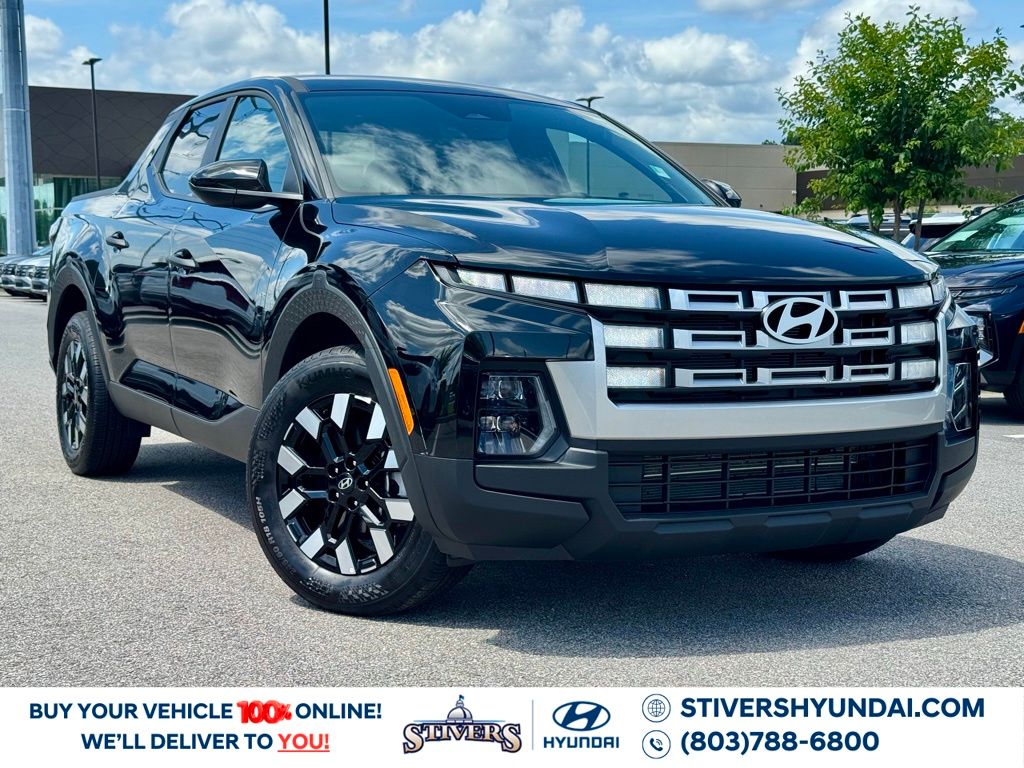 Phantom Black 2026 Hyundai Santa Cruz SE Crew Cab FWD Pickup Truck Front-Wheel Drive 8-Speed Automatic