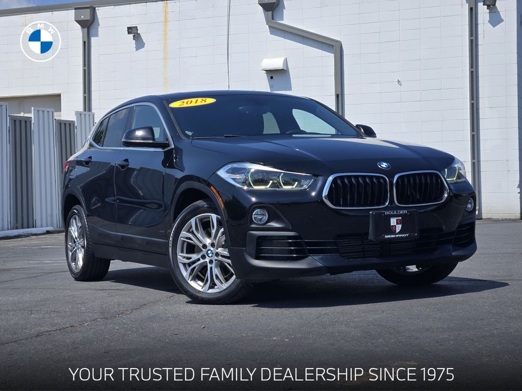 Jet Black 2018 BMW X2 SUV / Crossover All-Wheel Drive 8-Speed Automatic