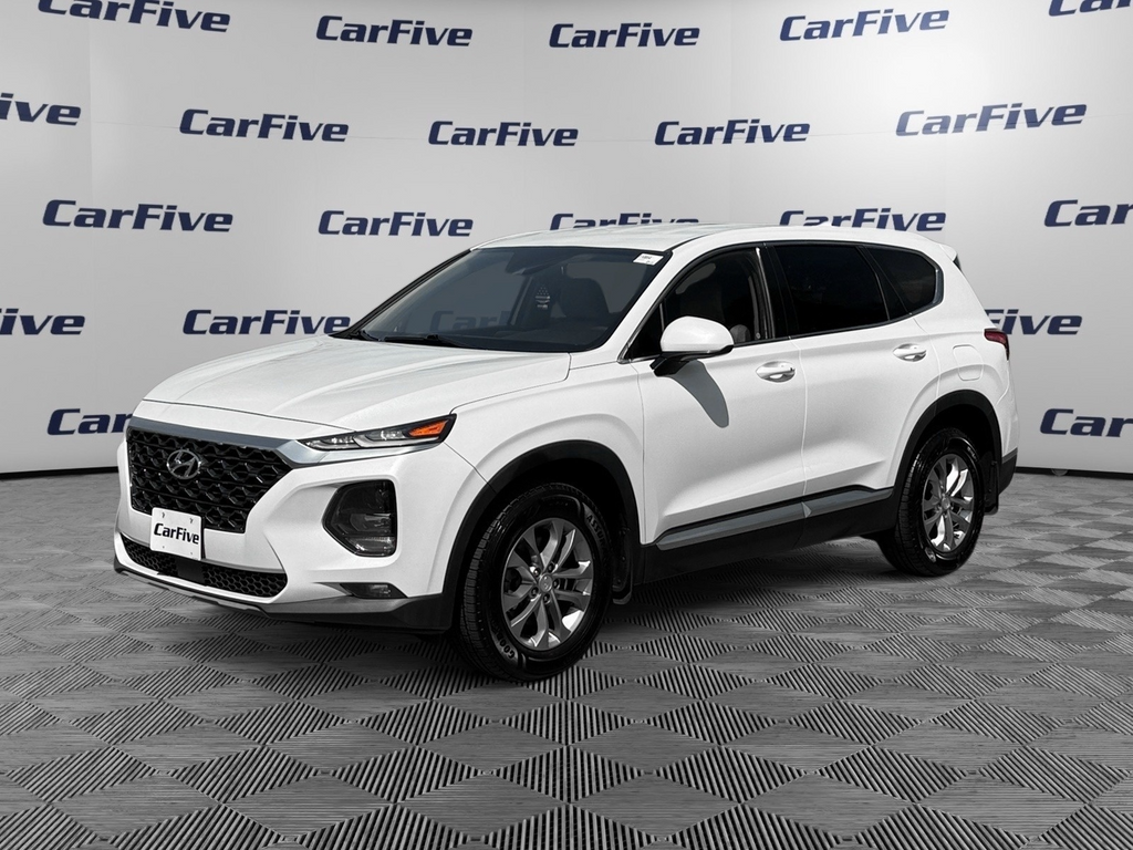 Quartz White 2019 Hyundai Santa Fe SUV / Crossover All-Wheel Drive 8-Speed Automatic