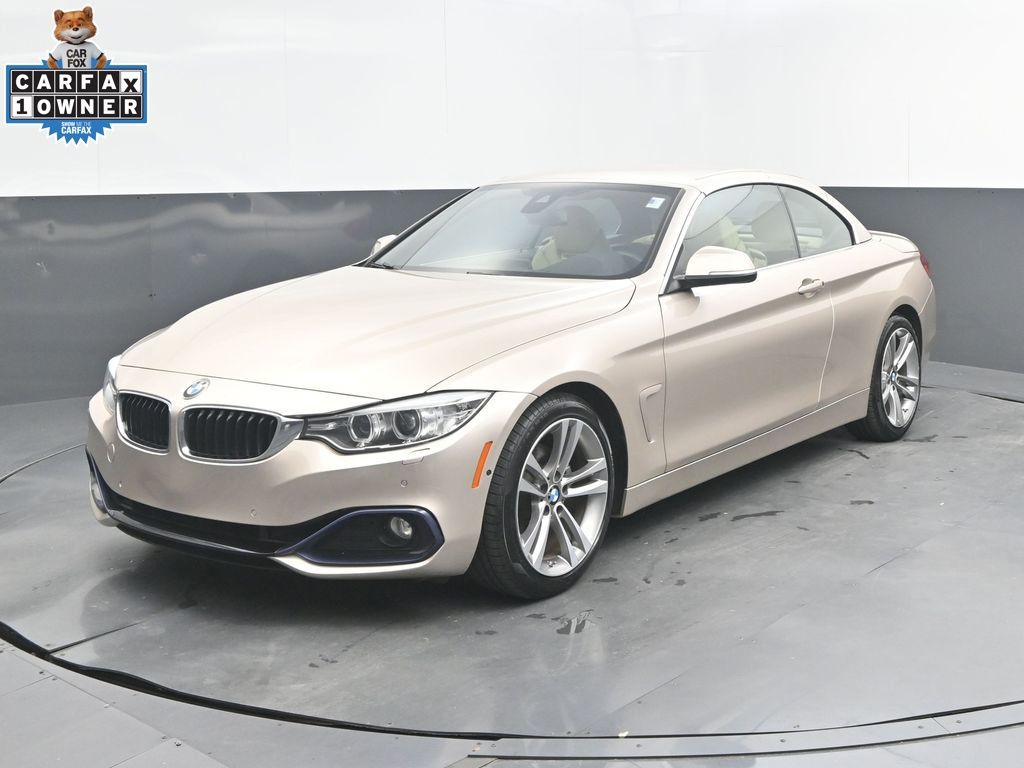 Orion Silver Metallic 2017 BMW 4 Series Convertible Rear-Wheel Drive 8-Speed Automatic