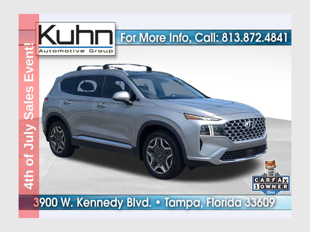 Shimmering Silver 2022 Hyundai Santa Fe SUV / Crossover Front-Wheel Drive Automatic