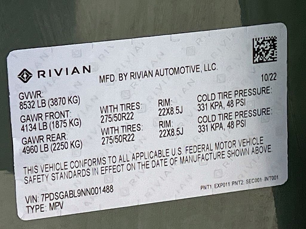 Used 2022 Green Rivian Launch Edition image 35