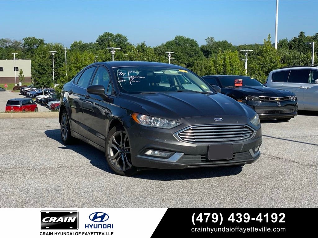 Gray (Magnetic) 2017 Ford Fusion Sedan Front-Wheel Drive 6-Speed Automatic