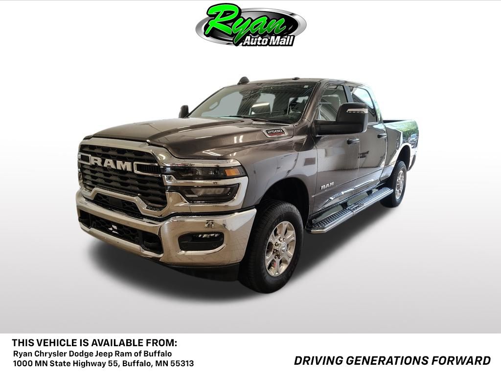 Gray (Granite Crystal Metallic Clearcoat) 2025 RAM 2500 Pickup Truck Four-Wheel Drive 8-Speed Automatic
