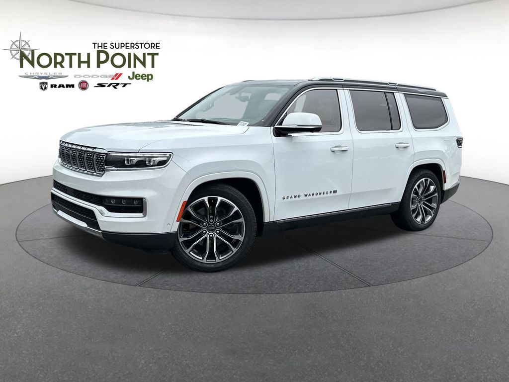 Bright White Clearcoat 2022 Jeep Grand Wagoneer SUV / Crossover Four-Wheel Drive 8-Speed Automatic