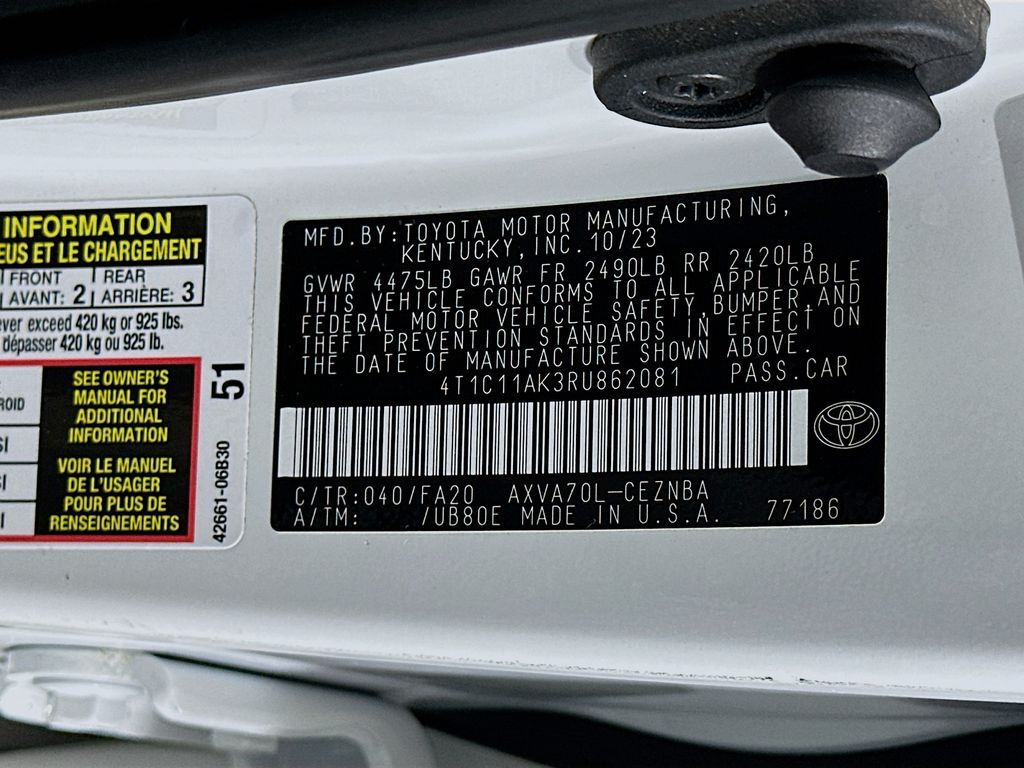 2024 Toyota Camry LE 30