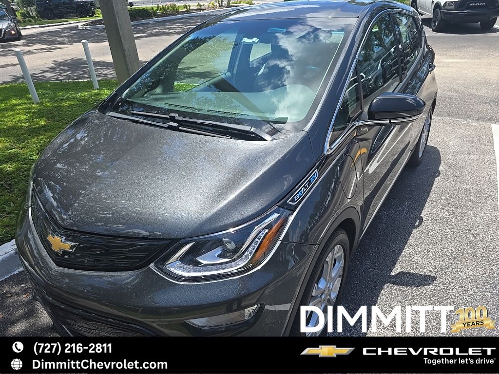 Nightfall Gray Metallic 2021 Chevrolet Bolt EV Hatchback Front-Wheel Drive 1-Speed Automatic