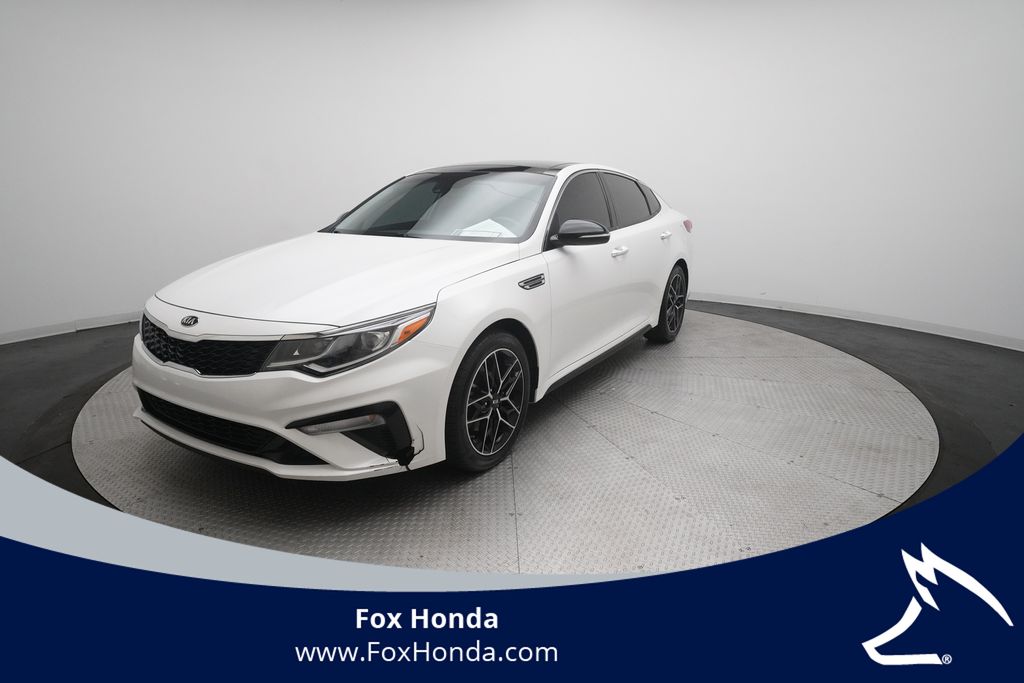 Snow White Pearl 2020 Kia Optima Sedan 6-Speed Automatic