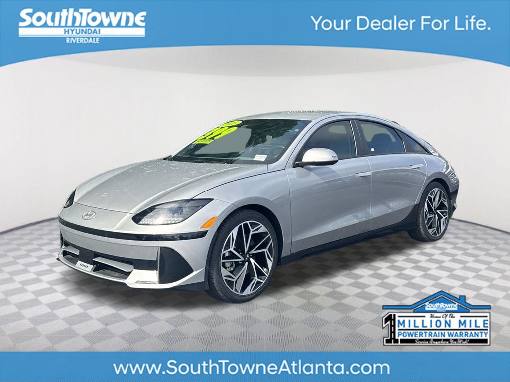 Curated Silver 2025 Hyundai Ioniq 6 Sedan Rear-Wheel Drive 1-Speed Automatic