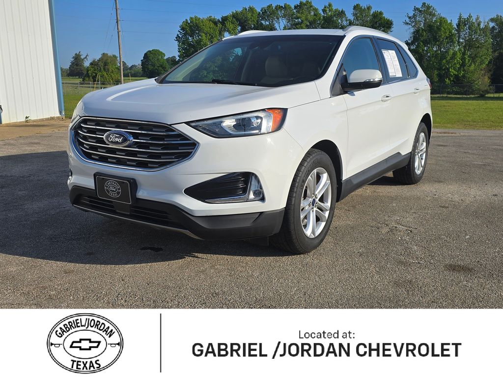 Oxford White 2020 Ford Edge SUV / Crossover All-Wheel Drive 8-Speed Automatic