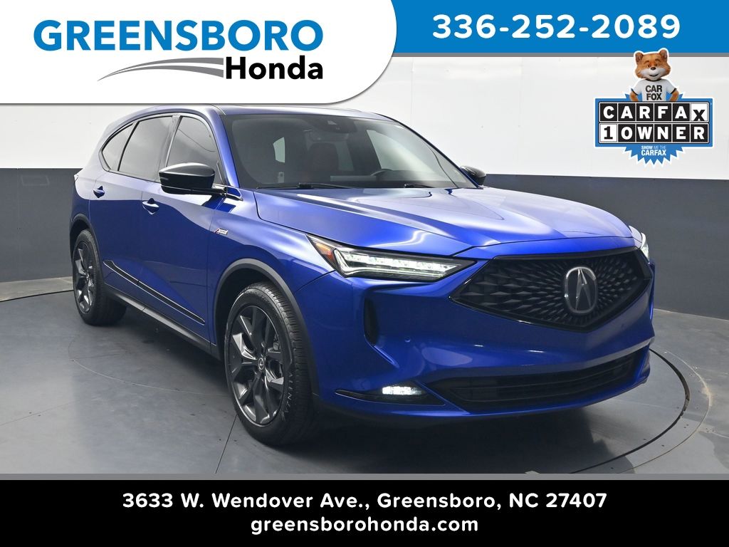 Apex Blue Pearl 2023 Acura MDX SH-AWD with A-SPEC Package SUV / Crossover All-Wheel Drive Automatic