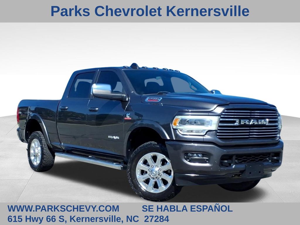 Crystal Metallic 2022 RAM 2500 Laramie Crew Cab 4WD Pickup Truck Four-Wheel Drive 6-Speed Automatic
