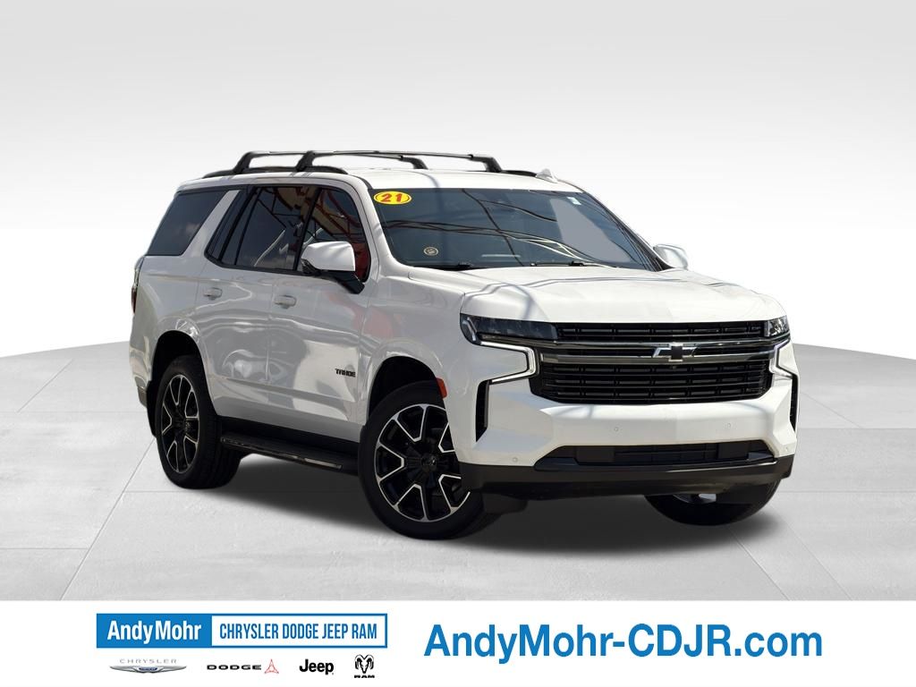 Summit White 2021 Chevrolet Tahoe SUV / Crossover Four-Wheel Drive 