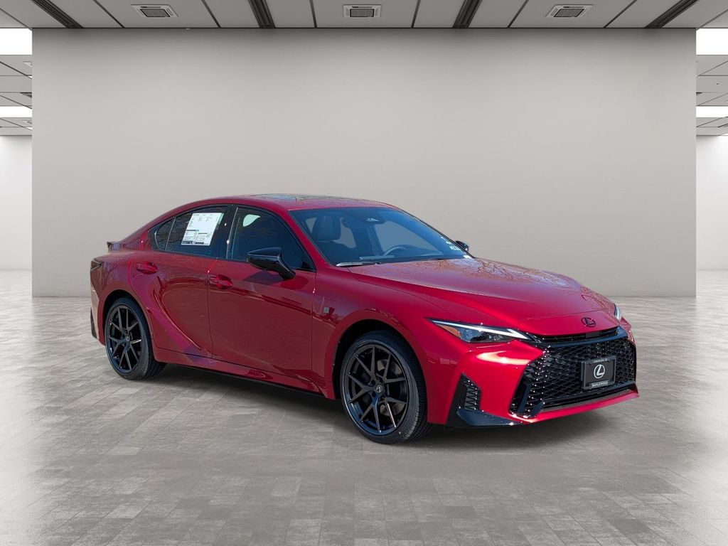 Infra Red 2026 Lexus IS 350 F Sport Design AWD Sedan All-Wheel Drive 6-Speed Automatic