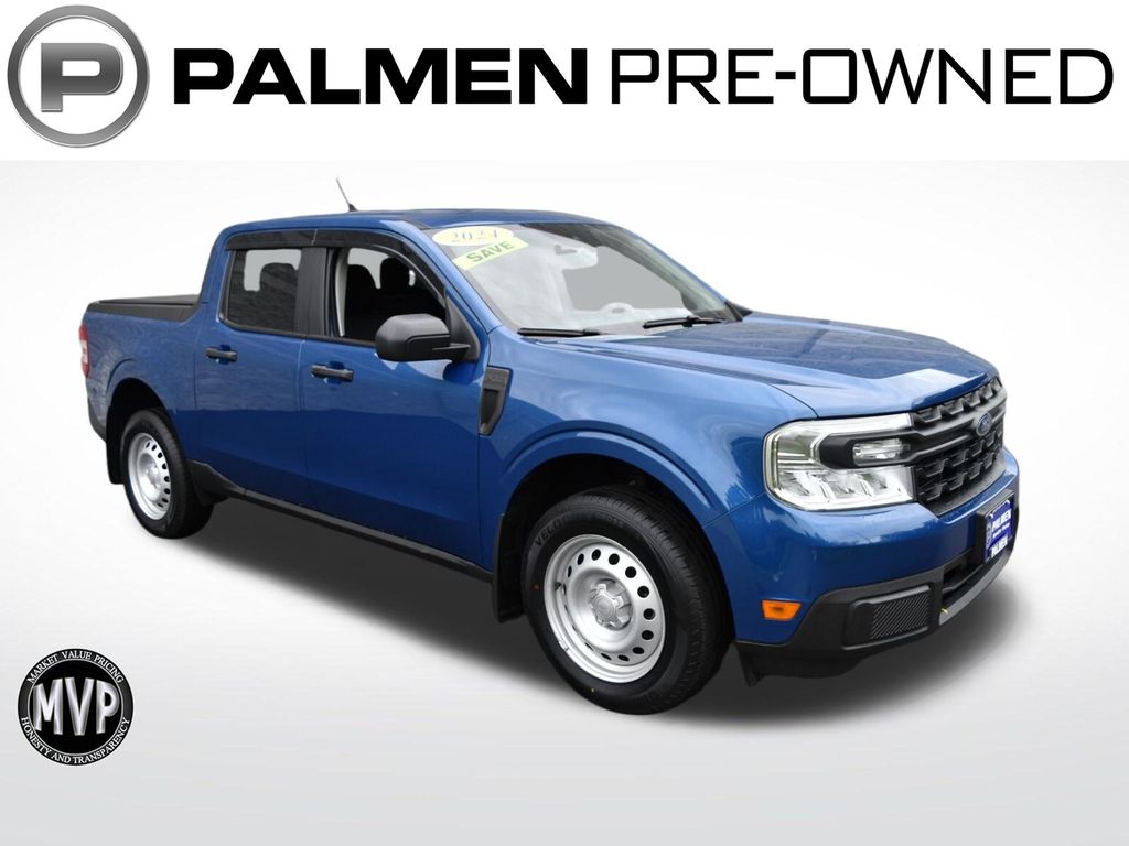 Blue Metallic 2024 Ford Maverick Pickup Truck Front-Wheel Drive 8-Speed Automatic