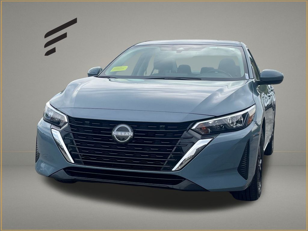 Atlantic Gray Metallic 2024 Nissan Sentra Sedan Front-Wheel Drive Continuously Variable Transmission