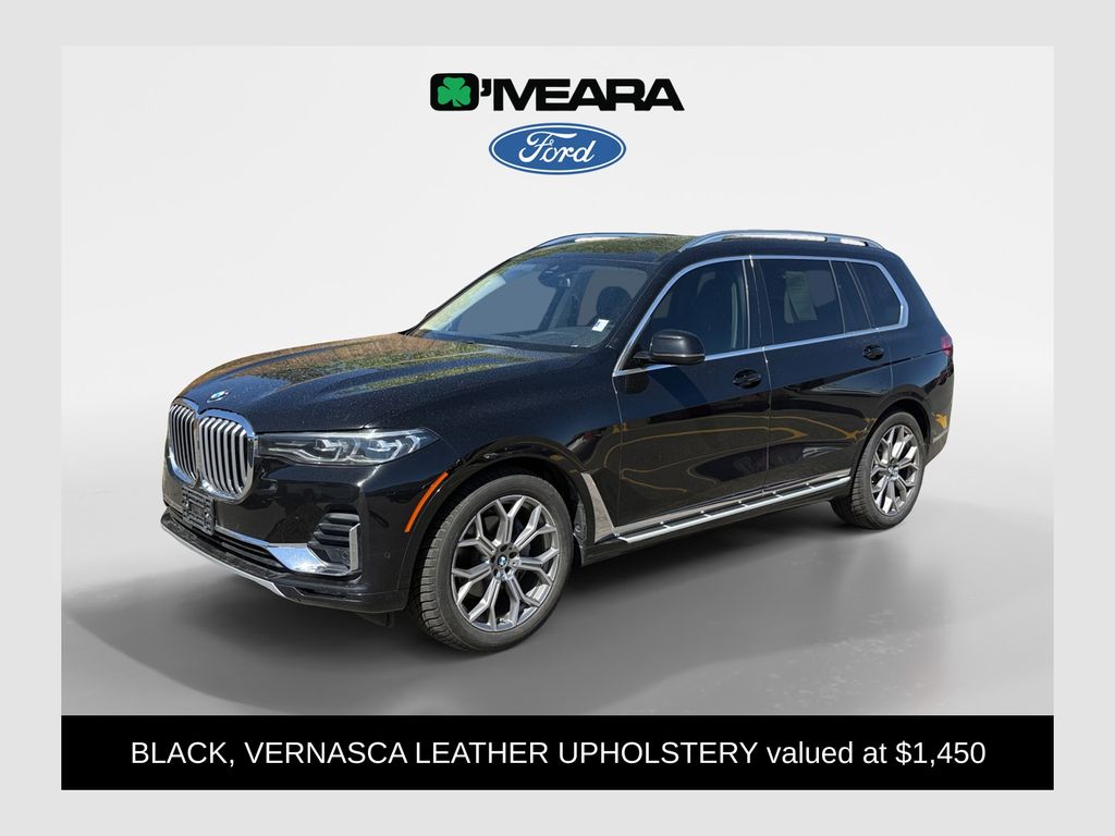 Jet Black 2020 BMW X7 xDrive40i AWD SUV / Crossover All-Wheel Drive 8-Speed Automatic