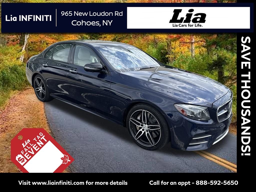 Brilliant Blue Metallic 2020 Mercedes-Benz E-Class Sedan All-Wheel Drive 9-Speed Automatic