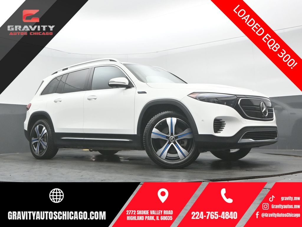 Polar White 2022 Mercedes-Benz EQB SUV / Crossover All-Wheel Drive 1-Speed Automatic