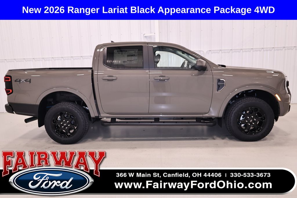 Marsh Gray 2026 Ford Ranger Pickup Truck Four-Wheel Drive Automatic