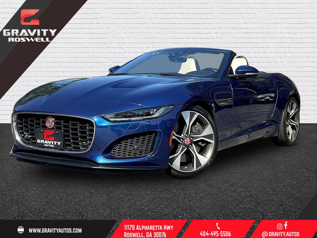 Bluefire Blue Metallic 2023 Jaguar F-TYPE Convertible Rear-Wheel Drive 8-Speed Automatic