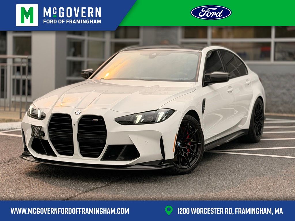 Alpine White 2025 BMW M3 Sedan Rear-Wheel Drive 6-Speed Manual