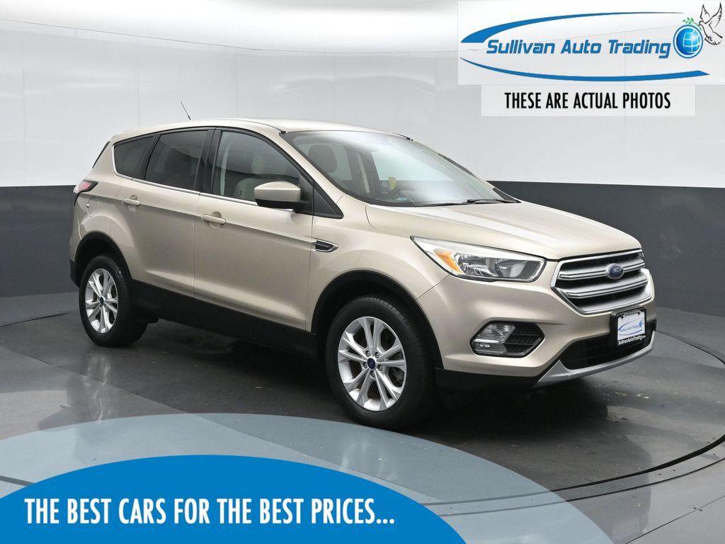 White Gold Metallic 2017 Ford Escape SUV / Crossover All-Wheel Drive 6-Speed Automatic