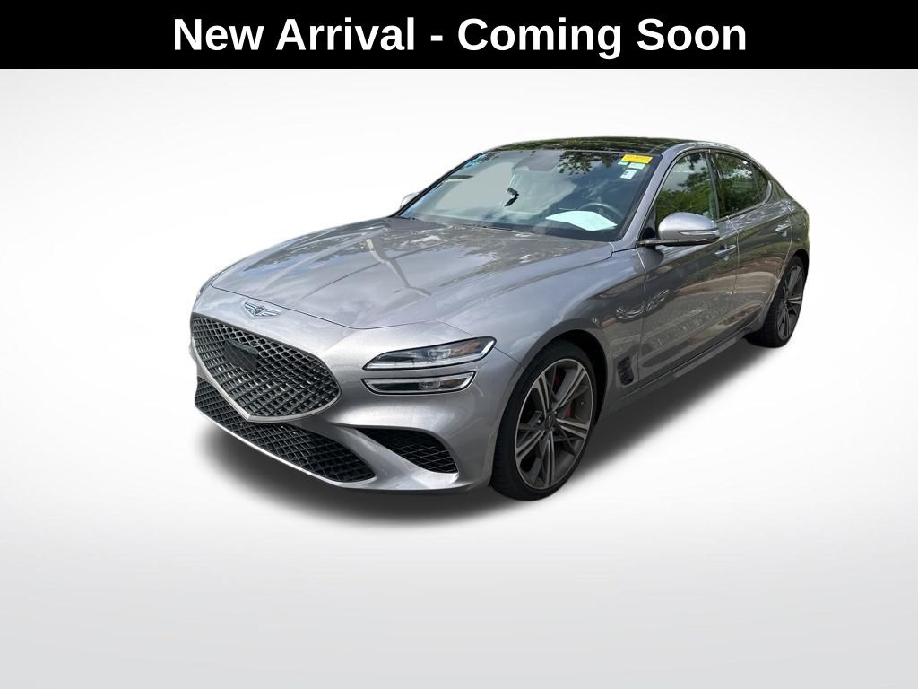 Savile Silver 2024 Genesis G70 3.3T Sport Advanced RWD Sedan Rear-Wheel Drive 8-Speed Automatic