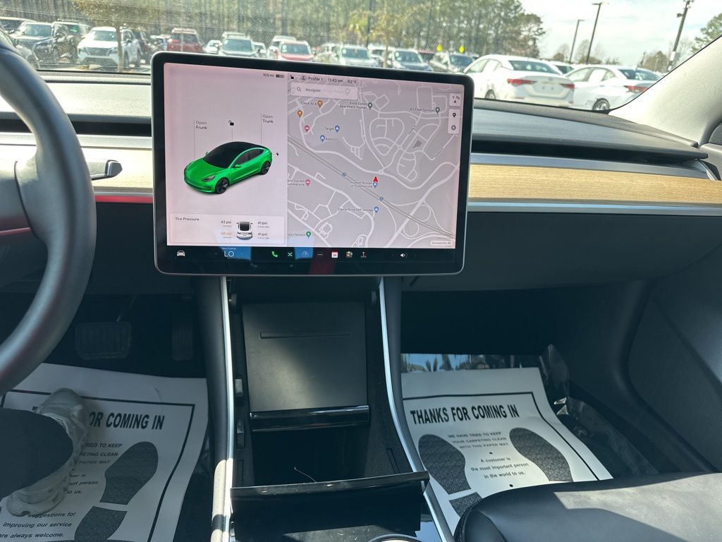 2020 Pearl White Multi-Coat Tesla Model 3 Standard RWD Sedan