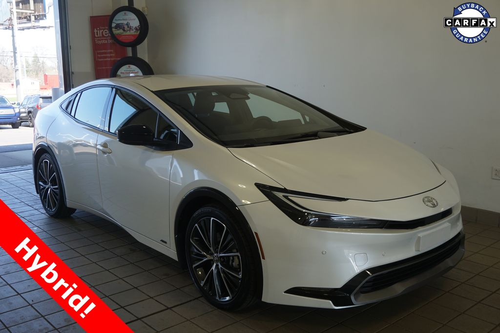 White (Wind Chill Pearl) 2024 Toyota Prius XLE AWD Hatchback All-Wheel Drive Continuously Variable Transmission