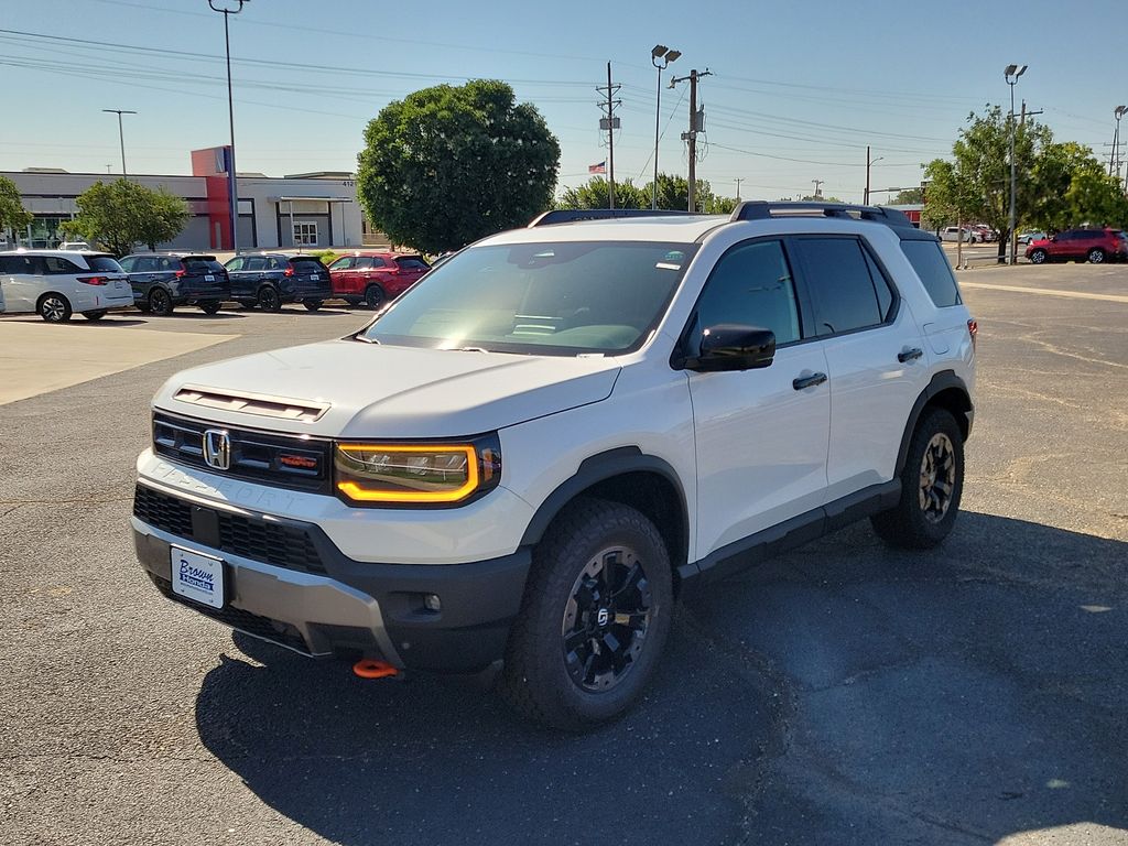 2026 Honda Passport TrailSport Elite White at Brown Honda