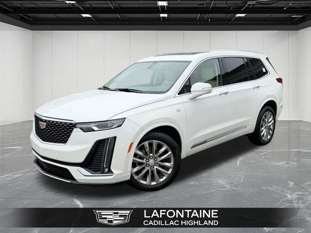 Crystal White Tricoat 2023 Cadillac XT6 Premium Luxury AWD SUV / Crossover Four-Wheel Drive 9-Speed Automatic
