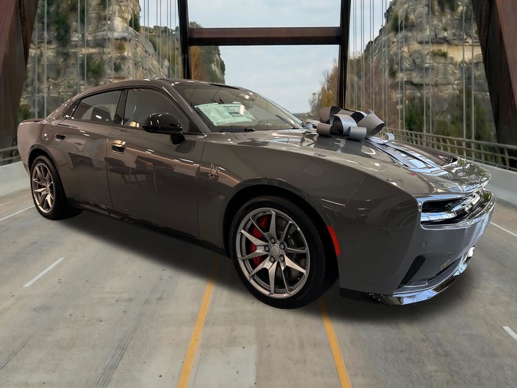 Gray 2026 Dodge Charger Scat Pack Sedan AWD Sedan All-Wheel Drive 1-Speed Automatic