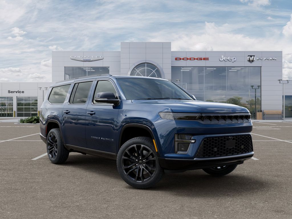 New 2026 Fathom Blue Pearlcoat Jeep Summit Obsidian image 5