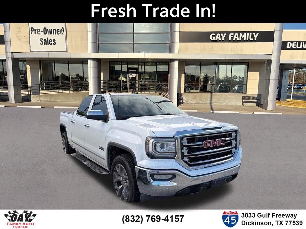 Summit White 2018 GMC Sierra 1500 Pickup Truck 4X2 6-Speed Automatic Overdrive