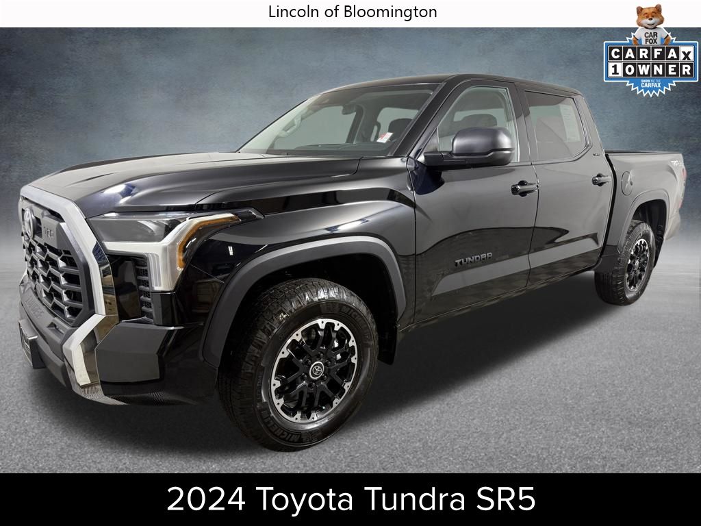Midnight Black Metallic 2024 Toyota Tundra Pickup Truck Four-Wheel Drive Automatic