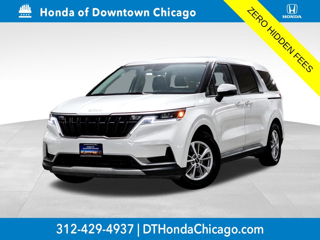 Snow White Pearl 2024 Kia Carnival LX FWD Minivan Front-Wheel Drive 8-Speed Automatic