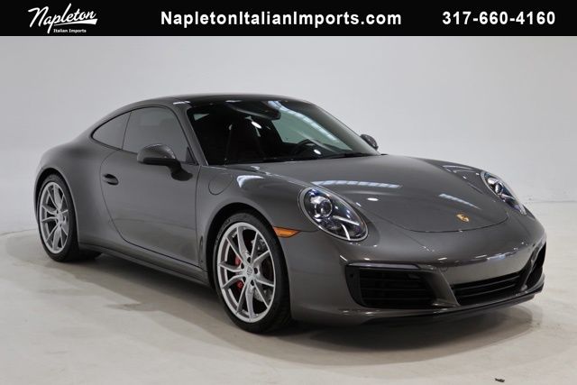 Gray (Agate Grey Metallic) 2019 Porsche 911 Carrera 4S Coupe AWD Coupe All-Wheel Drive 7-Speed Automatic