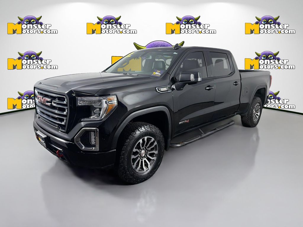 Onyx Black 2021 GMC Sierra 1500 AT4 Crew Cab 4WD Pickup Truck Four-Wheel Drive Automatic