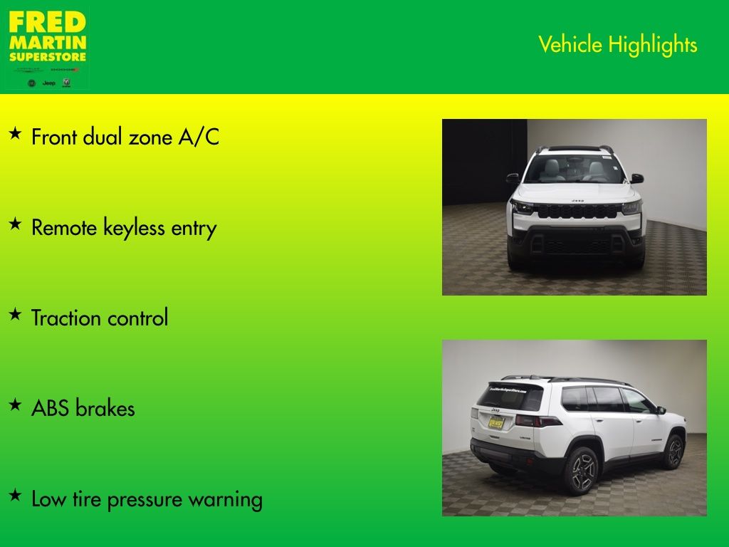 new 2026 Jeep Cherokee car, priced at $38,795