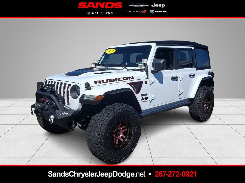 Bright White Clearcoat 2022 Jeep Wrangler SUV / Crossover Four-Wheel Drive 8-Speed Automatic