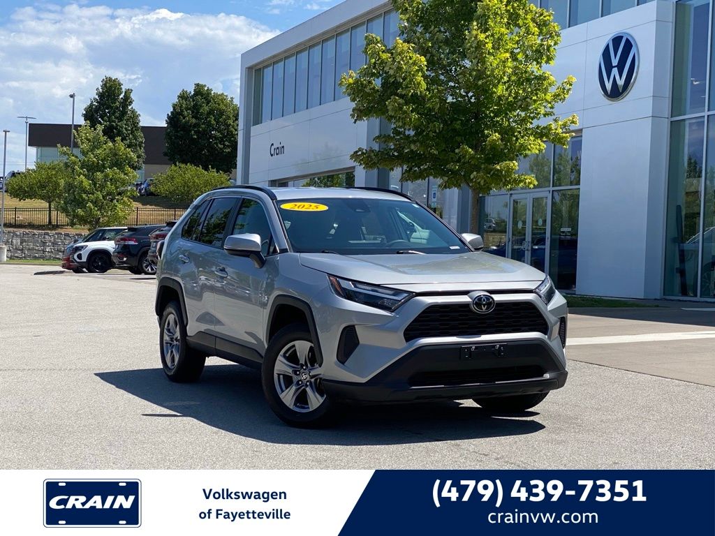 Silver Sky Metallic 2025 Toyota RAV4 SUV / Crossover All-Wheel Drive 8-Speed Automatic
