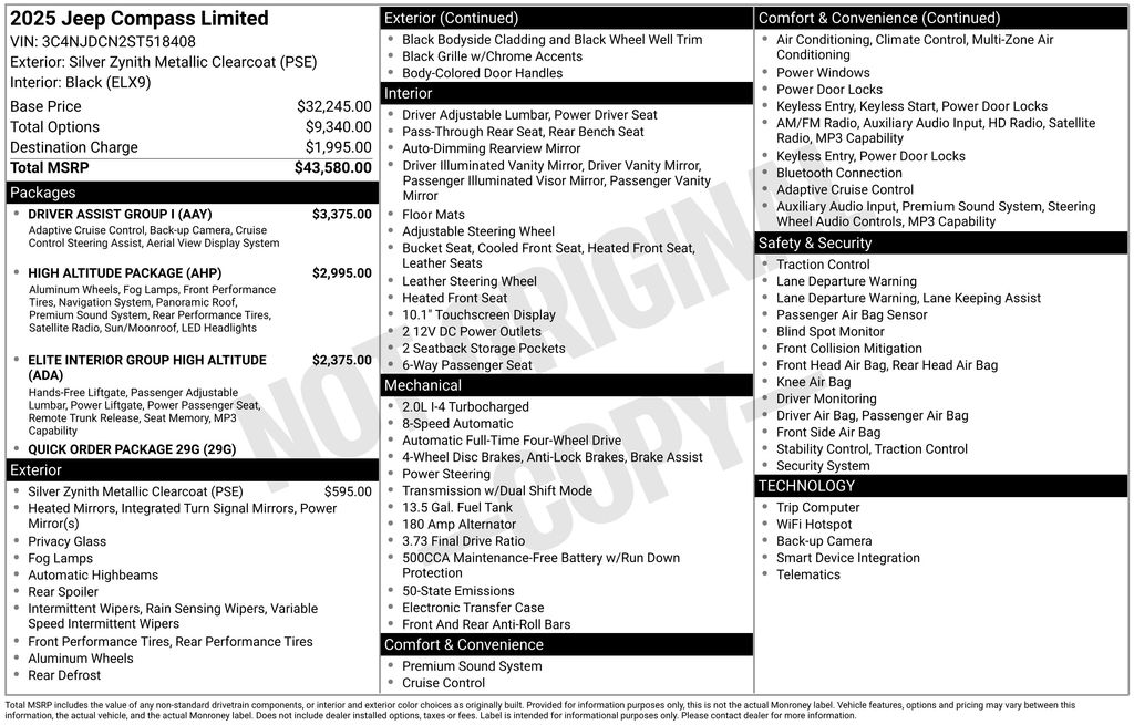 2025 Jeep Compass Limited's photo