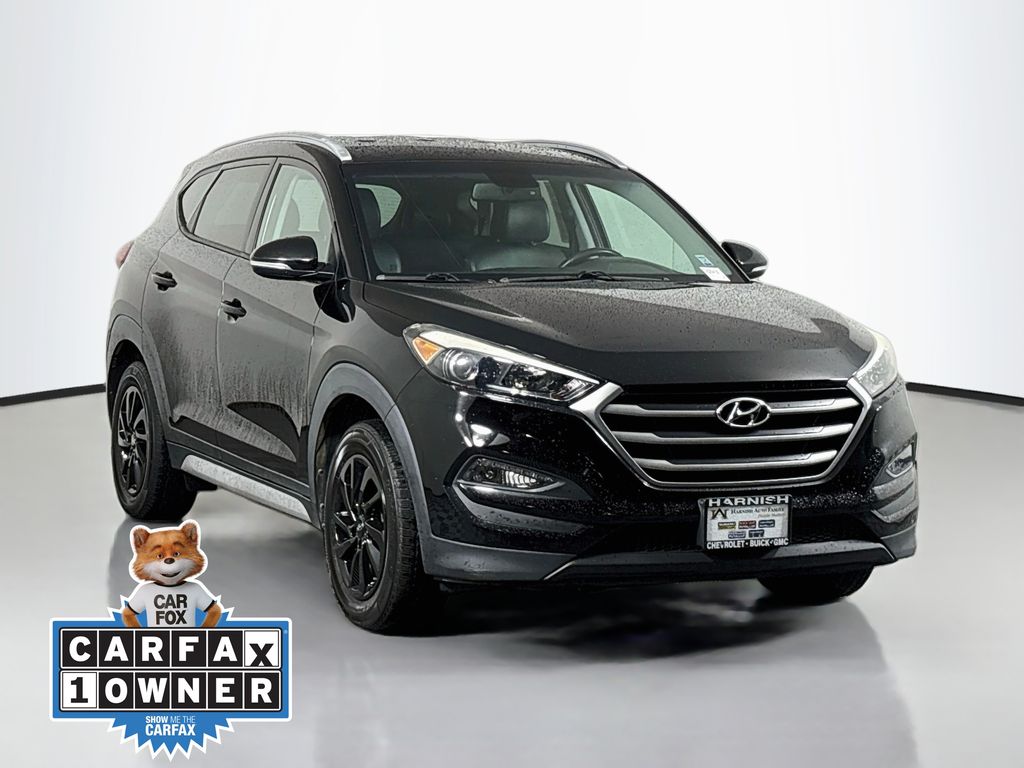 Black Noir Pearl 2017 Hyundai Tucson SUV / Crossover All-Wheel Drive 6-Speed Automatic