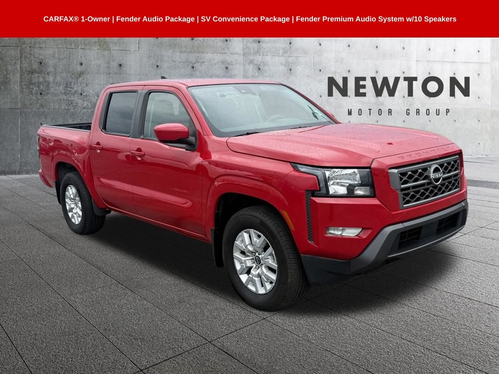 Red Alert 2024 Nissan Frontier Pickup Truck 4X2 9-Speed Automatic Overdrive