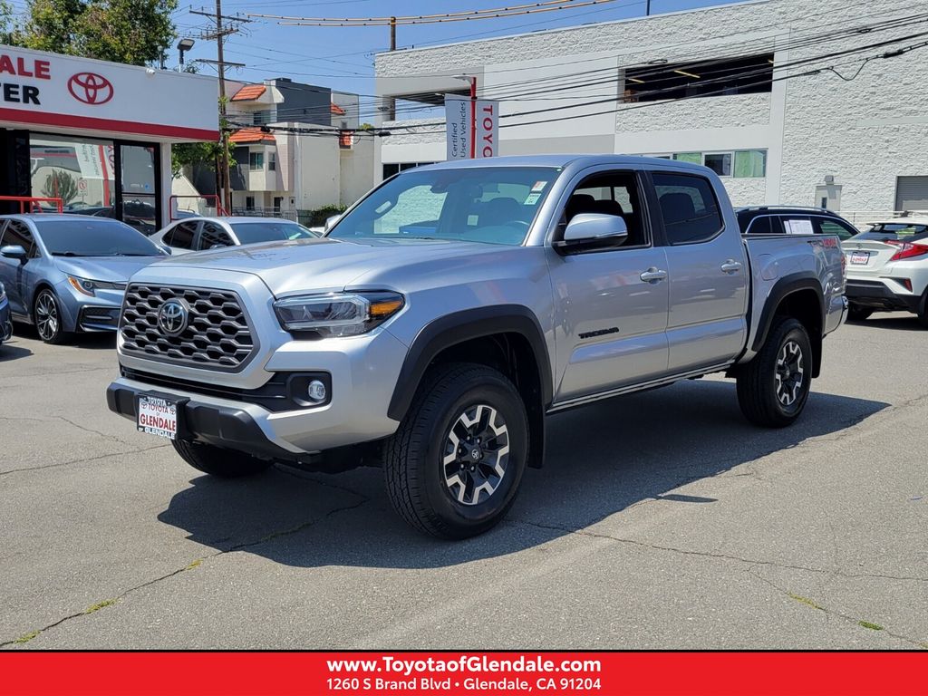 Celestial Silver Metallic 2023 Toyota Tacoma TRD Off Road Double Cab 4WD Pickup Truck Four-Wheel Drive 6-Speed Automatic