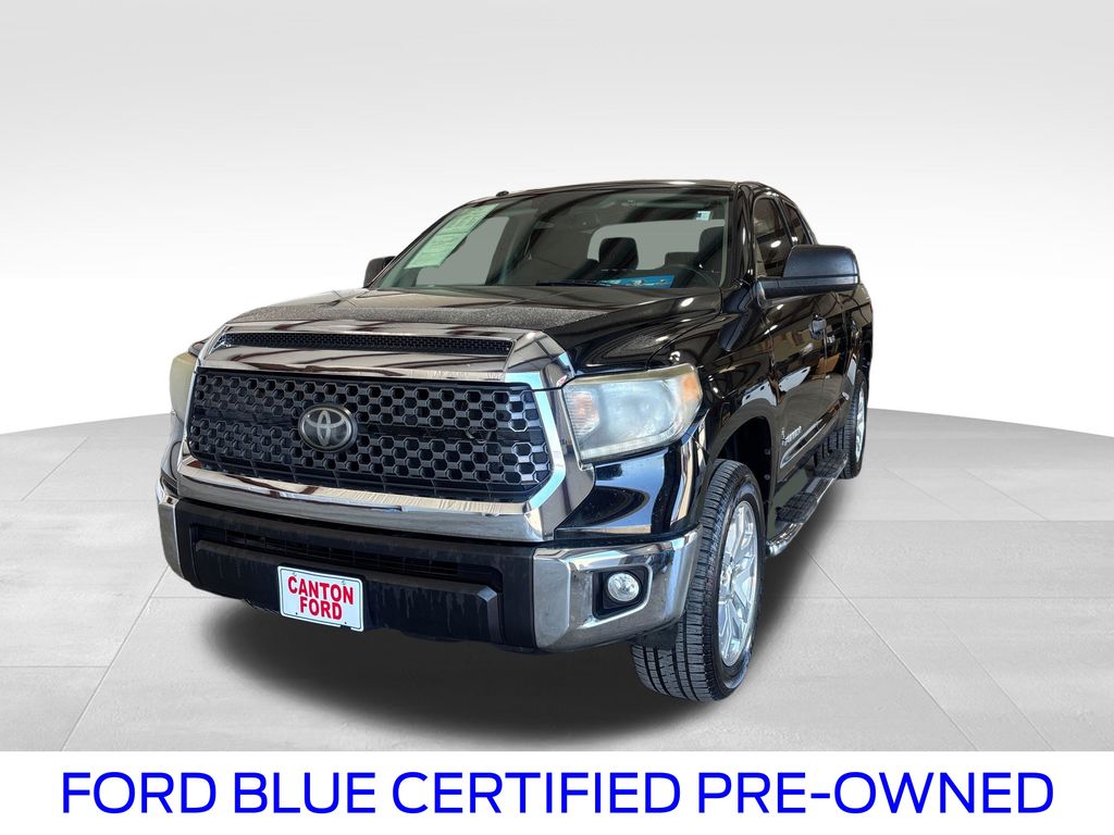 Midnight Black Metallic 2018 Toyota Tundra Pickup Truck 4X2 6-Speed Automatic Overdrive